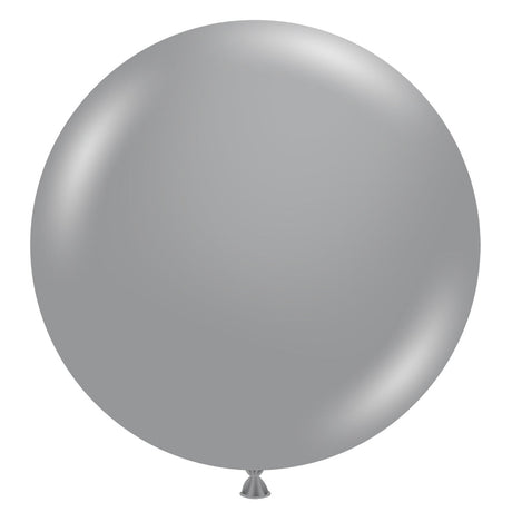 Latex Balloons Metallic Silver 36 Inch