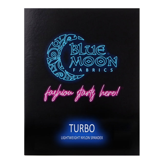 Turbo Lightweight Nylon Spandex Fabric - 51 Color Swatches, 4-Way Stretch (1 Card)