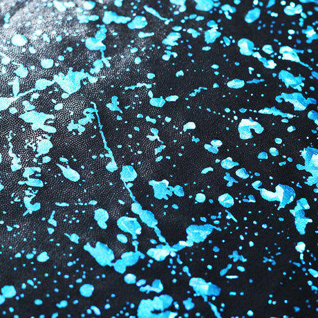 Splash Holo Nylon Spandex Fabric - Assorted Colors, Paint Splatter Hologram, 58/60" Width (1 Yard)