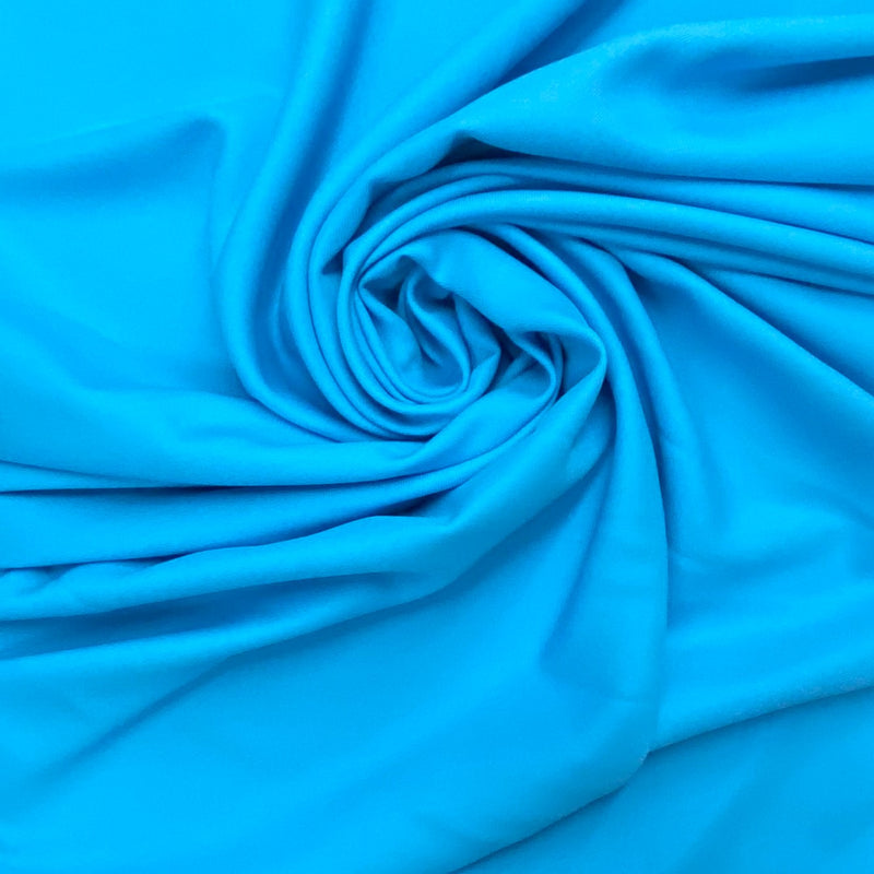 Gabardine Turquoise Polyester Gabardine Fabric - Turquoise, 59/60" Width (1 Yard)
