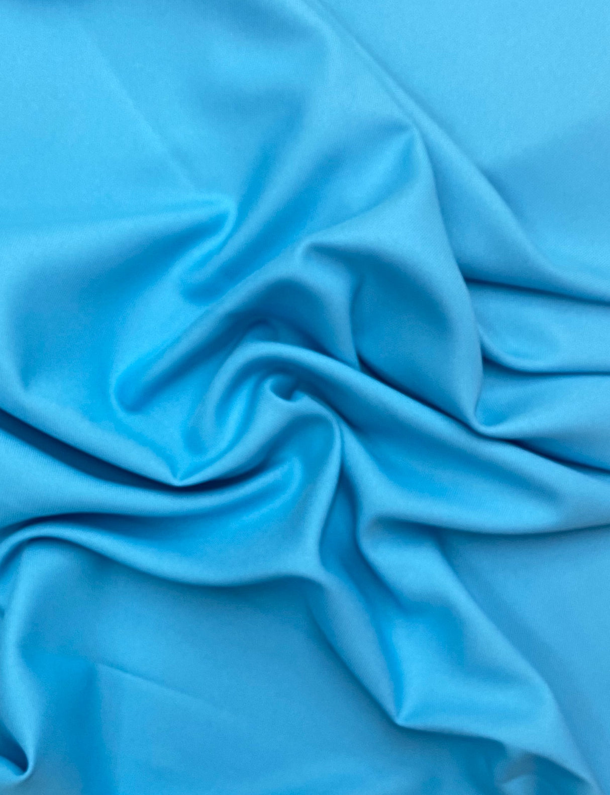 Gabardine Turquoise Polyester Gabardine Fabric - Turquoise, 59/60" Width (1 Yard)