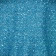 Turquoise Sequin Glitter Embroidery Fabric - Turquoise Sequin, Glitter Embroidery, 1 Yard