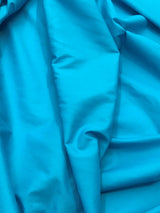 Turquoise Poly Cotton Fabric - Turquoise, Broadcloth, 59/60" Width (1 Yard)