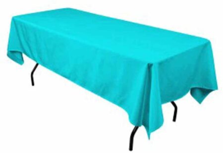 Polyester Rectangular Tablecloth 60x144 Inch – Durable Reusable Table Linen for Weddings, Parties, Banquets & Events
