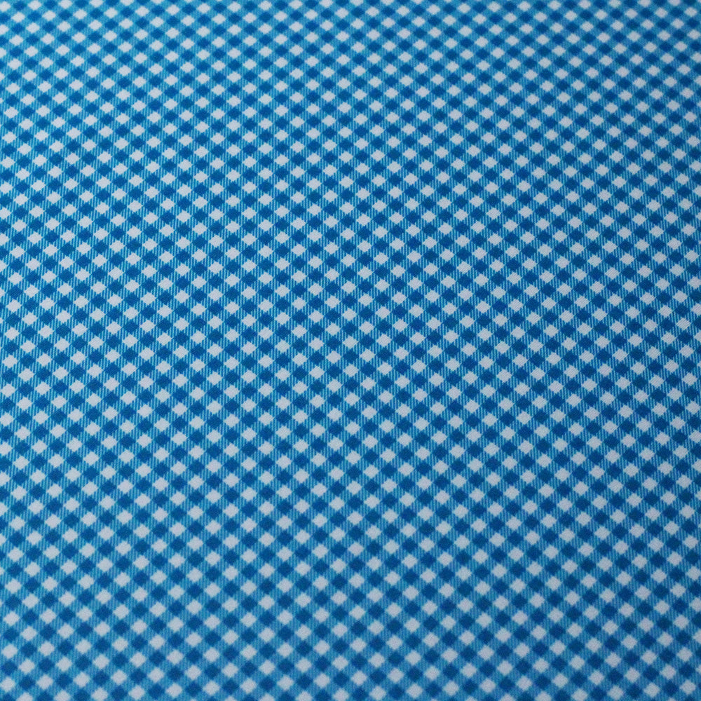 Gingham Check Poly Spandex Fabric - Micro Plaid, Assorted Colors, 58/60" Width (1 Yard)