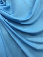 Turquoise Chiffon Polyester Fabric - Turquoise, Sheer, 59"-60" Width (1 Yard)