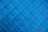 Taffeta Pintuck Fabric - 4" X 4" Diamond Pattern, 58" Width, Multiple Colors (1 Yard)
