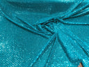 Confetti Sequin Knit Dot Polyester Fabric - Shiny Sheer Metallic Confetti Dot, 43/44" Width (1 Yard)