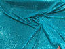 Confetti Sequin Knit Dot Polyester Fabric - Shiny Sheer Metallic Confetti Dot, 43/44" Width (1 Yard)