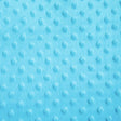 Turquoise Minky Dimple Dot Fabric