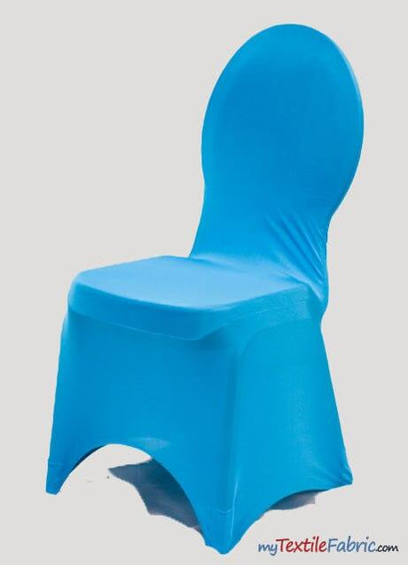 Spandex Chair Cover Polyester Fabric - Stretch Banquet Chair Cover, Multiple Colors, 1 Piece