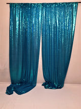 Sequins Backdrop Polyester Fabric - Sequins, Multiple Colors, 4 Feet X 8 Feet (2 Panels)