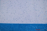 Tulle Glitter With Sequins Polyester Fabric - Glitter Embellished Sheer Tulle, Multiple Colors, 58/60" Width (1 Yard)