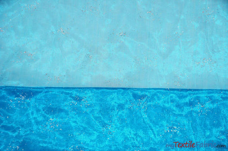 Sparkle Organza Polyester Fabric - Glitter Beads, Sheer, 58" Width (1 Yard)