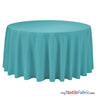108 Inch Round Polyester Seamless Tablecloth Fabric - Solid Color, 108" Diameter (By Piece)