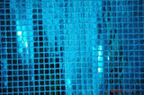 Quad Sequins Polyester Fabric - Square Sequins, Multiple Colors, 45" Wide (1 Yard)