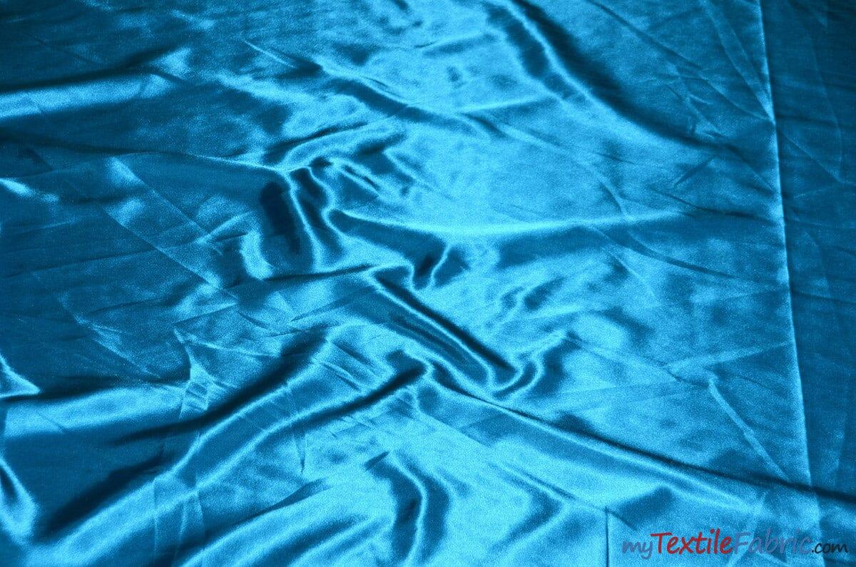 Silky Soft Medium Satin Polyester Fabric - Solid, 58/60" Width (70 Yard Bolt)