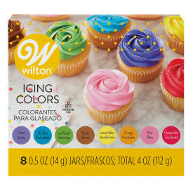 Wilton Icing Colors Gel Food Coloring Set – 8 Count
