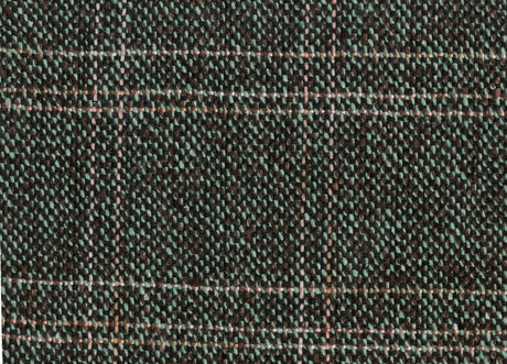 Tweed Bolivia Brown/Light Blue Wool Acrylic Polyester Rayon Fabric - Brown/Light Blue Tweed, 57/58" Width (1 Yard)