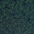 Swim Knit Nylon Spandex Twilight Monstera Print