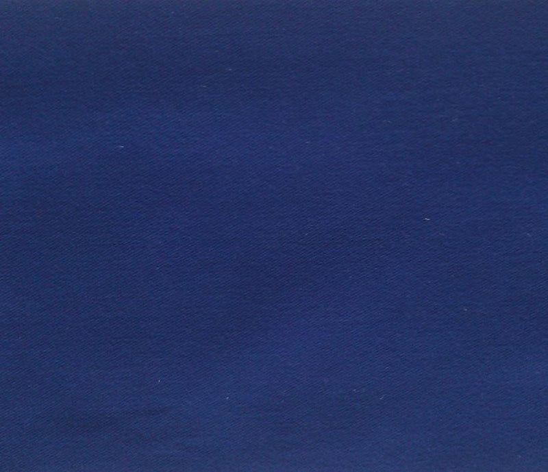 Twill Solid Royal Polyester Cotton Fabric - Royal Solid, 57/58" Width