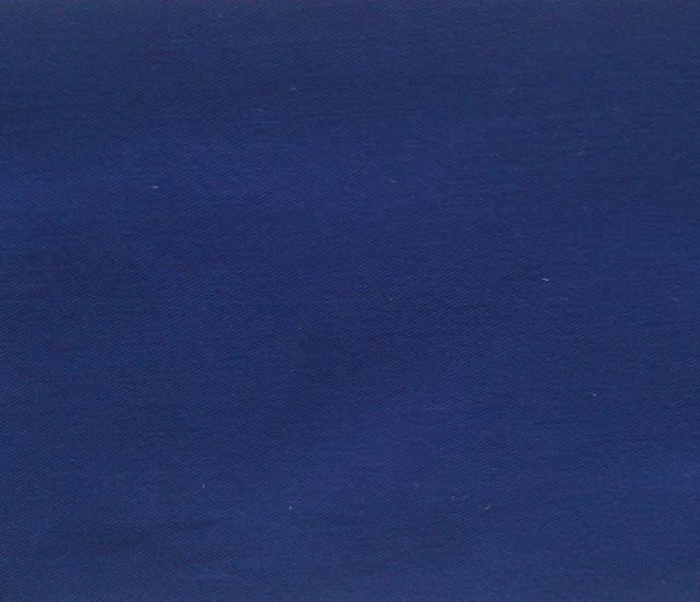 Twill Solid Royal Polyester Cotton Fabric - Royal Solid, 57/58" Width