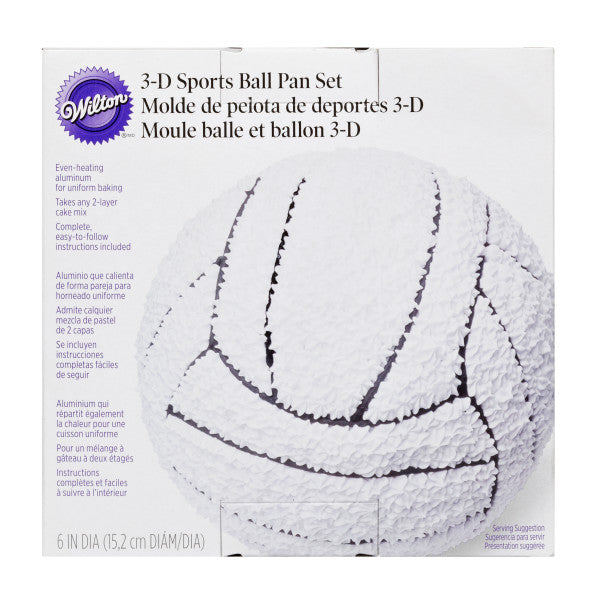 Wilton Ball 3D Cake Pan - Basketball, Baseball, Soccer