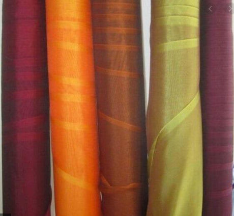 Two Tone Chiffon Polyester Fabric - Iridescent Sheer, 58/60" Width, Multiple Colors (Yards, Bolts, Sample Swatch)