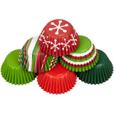 Wilton Christmas Red & Green Mini Cupcake Liners, 150-Count