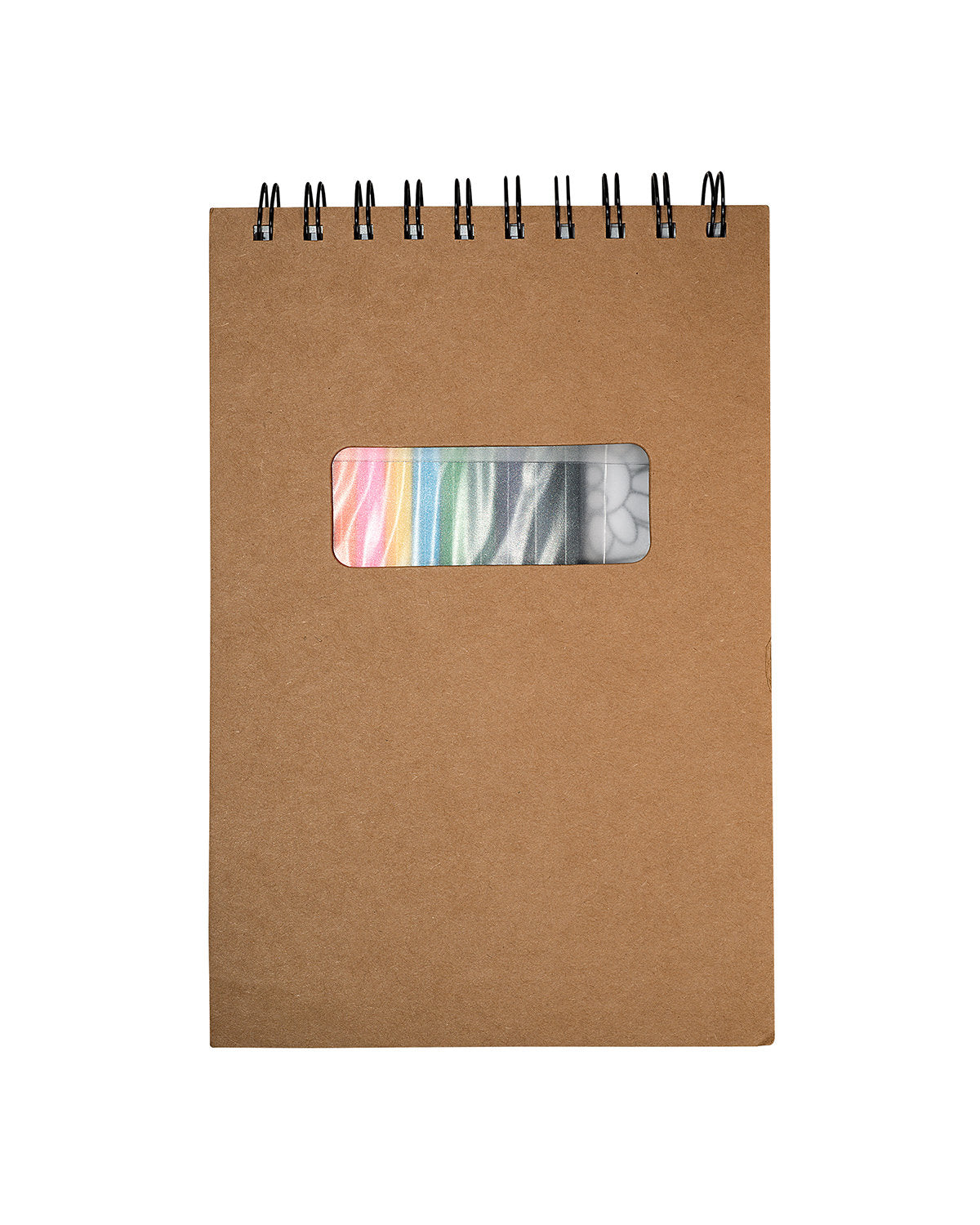 Notebook With Colored Pencils