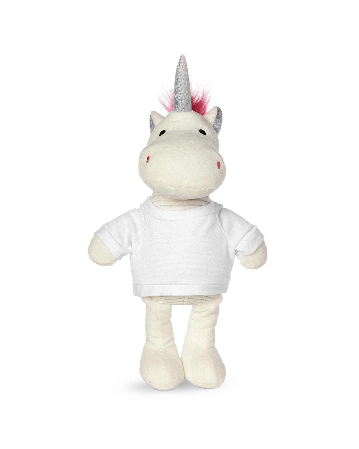 8.5" Plush Unicorn With T-Shirt