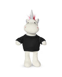 8.5" Plush Unicorn With T-Shirt