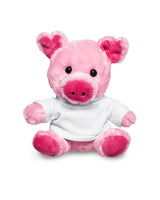 7" Plush Pig With T-Shirt