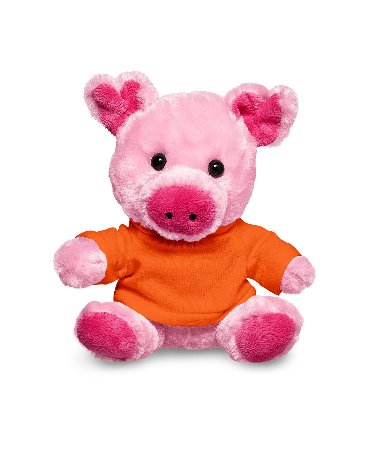 7" Plush Pig With T-Shirt