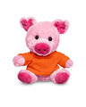 7" Plush Pig With T-Shirt