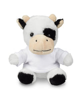 7" Plush Cow With T-Shirt