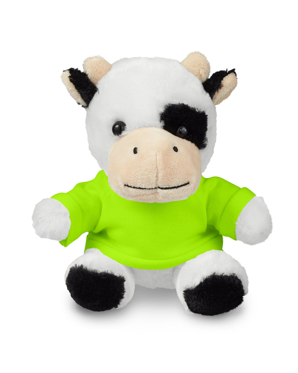 7" Plush Cow With T-Shirt