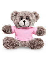 7" Soft Plush Bear With T-Shirt