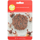 Wilton Small Brown Candy Reindeer Antlers for Cake Pops and Mini Treats, 0.88 oz.