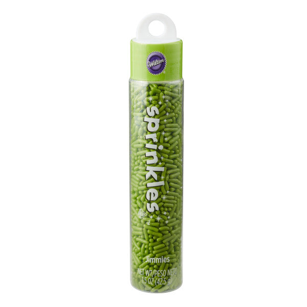 Wilton Green Jimmies Sprinkles Tube – 1.5 oz.
