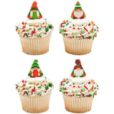 Holiday Gnomes Decorations 120 pcs