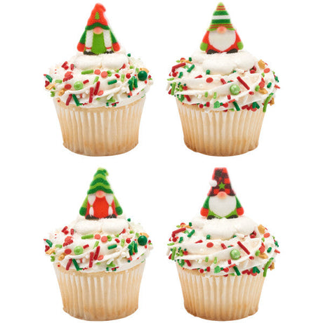 Holiday Gnomes Decorations 120 pcs