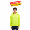 Fleece Pullover Hoodie - 10 Pack - 7.62oz/yd2  - 100% Polyester