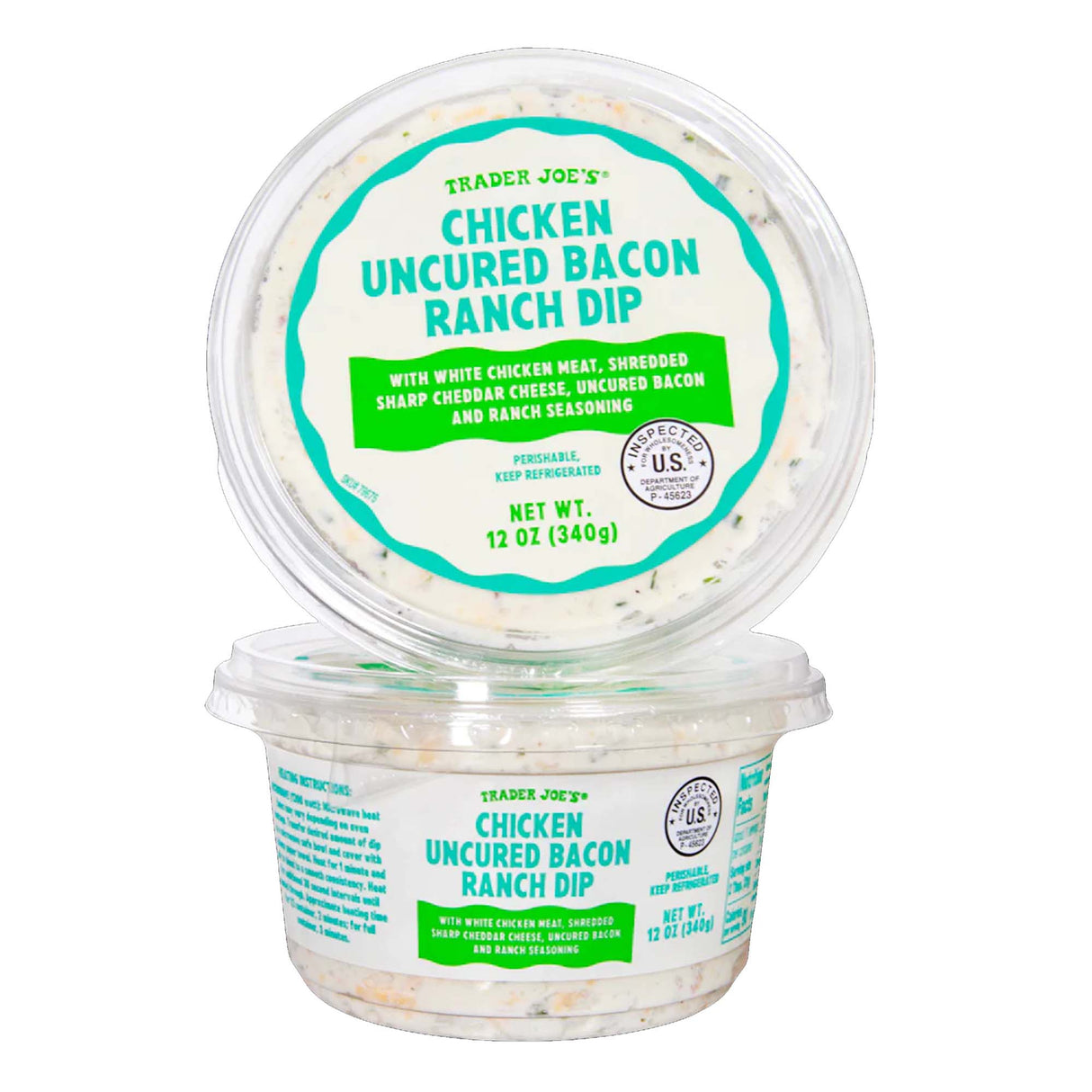 Chicken Uncured Bacon Ranch Dip – Creamy Cheesy Chicken Bacon Ranch Hot Dip