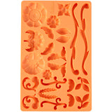 Wilton Lace Fondant and Gum Paste Silicone Mold, 23-Cavity