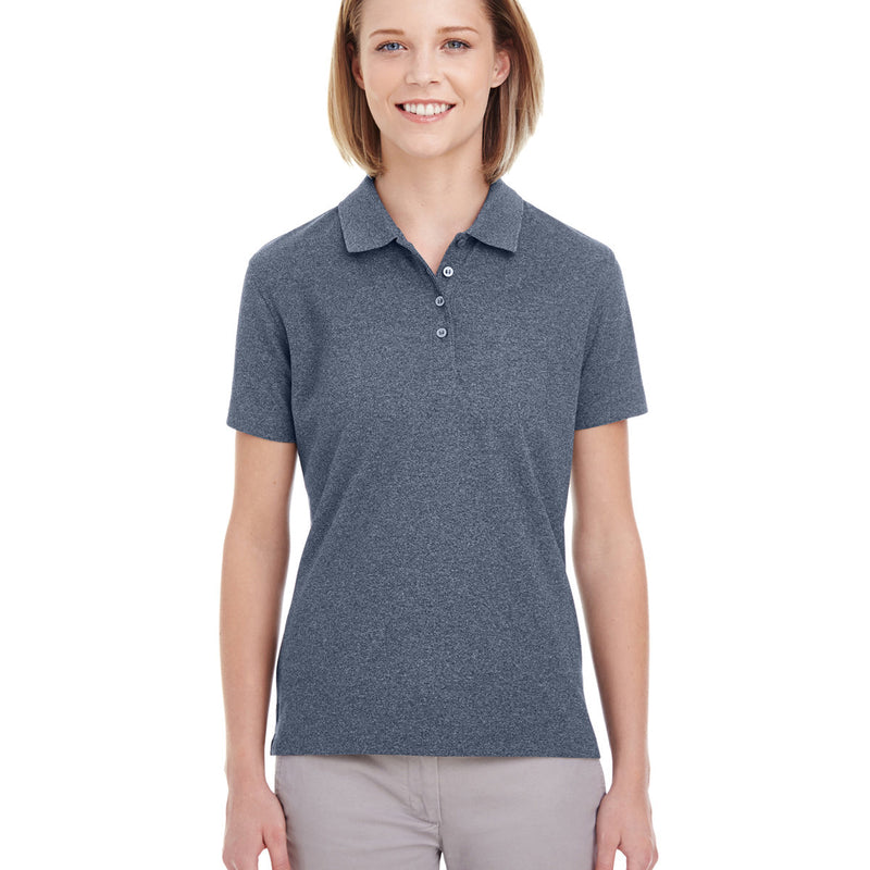 Ladies' Heathered Piqué Polo