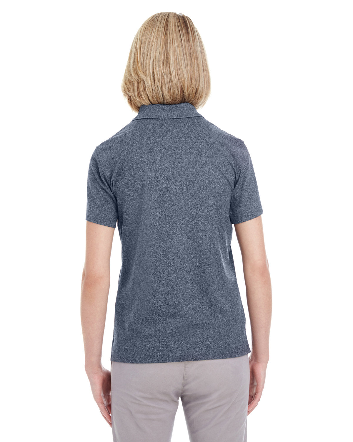 Ladies' Heathered Piqué Polo