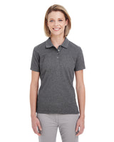 Ladies' Heathered Piqué Polo