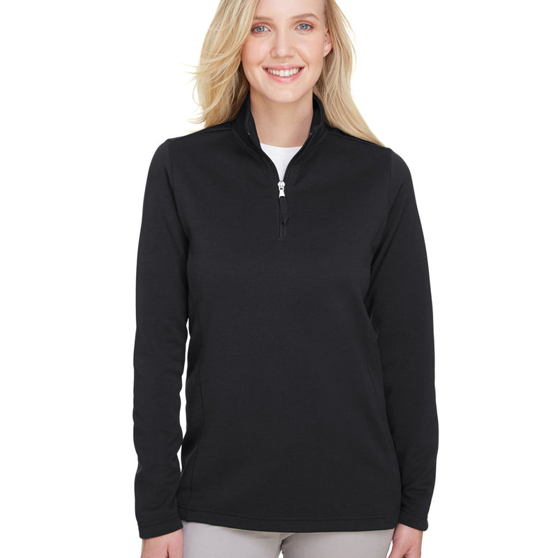 Ladies' Coastal Pique Fleece Quarter-Zip