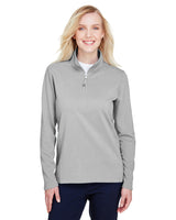 Ladies' Coastal Pique Fleece Quarter-Zip